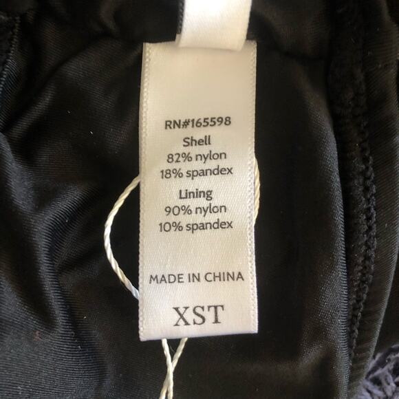 Andie NWT The Nantucket One Piece One Shoulder Black Size Extra Small Tall - Picture 8 of 13